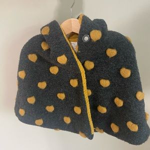 Zara baby knitwear cape